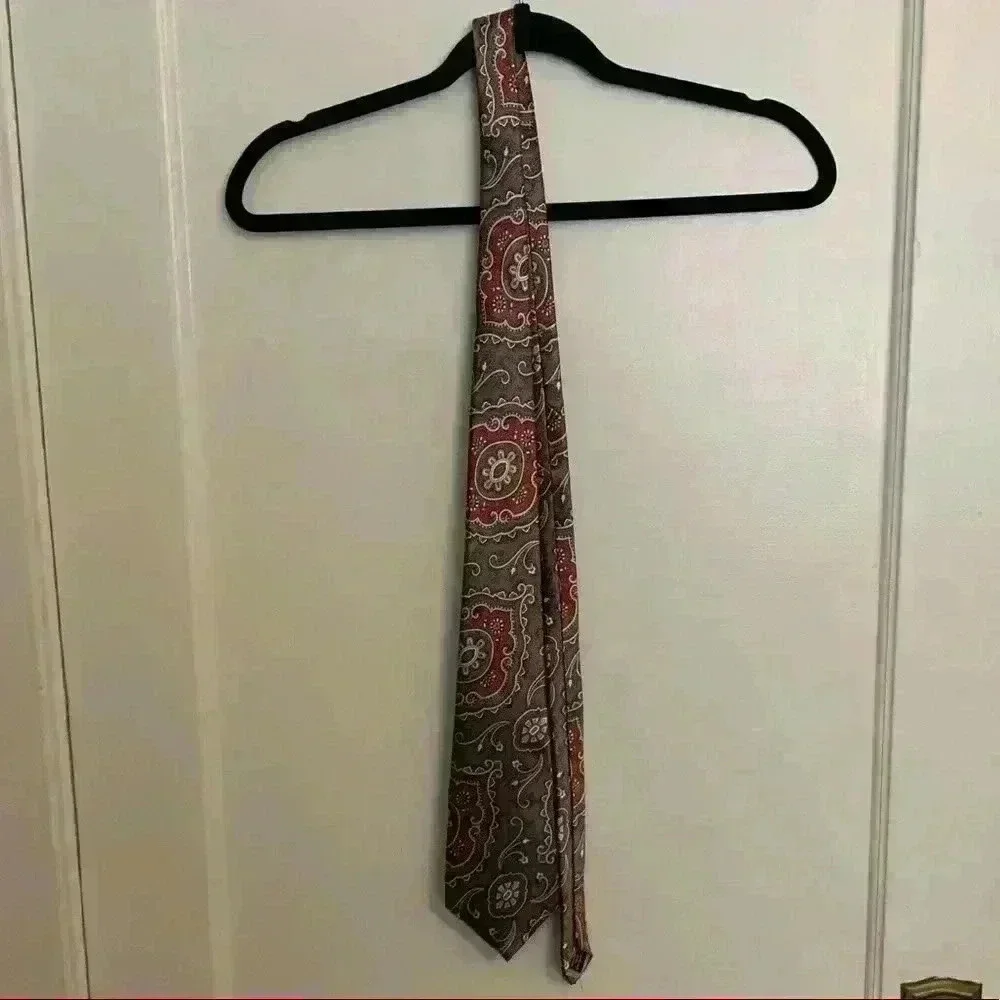 Oscar De La Renta Couture Men's Designer Silk Neck Tie
